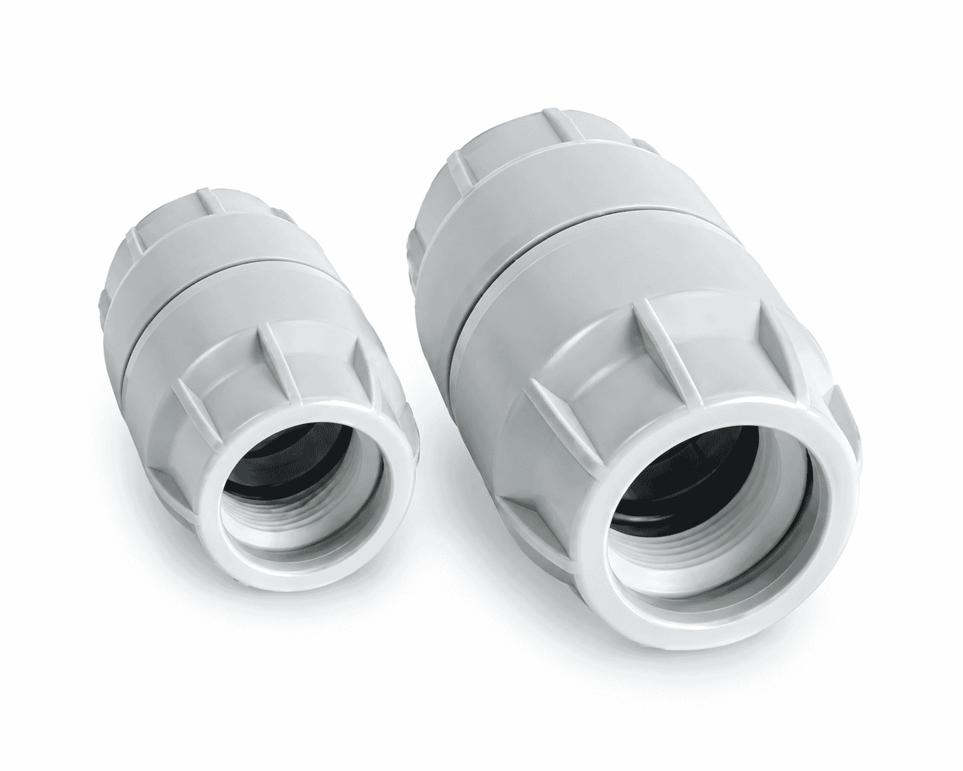 Coupler for PLB HDPE Duct