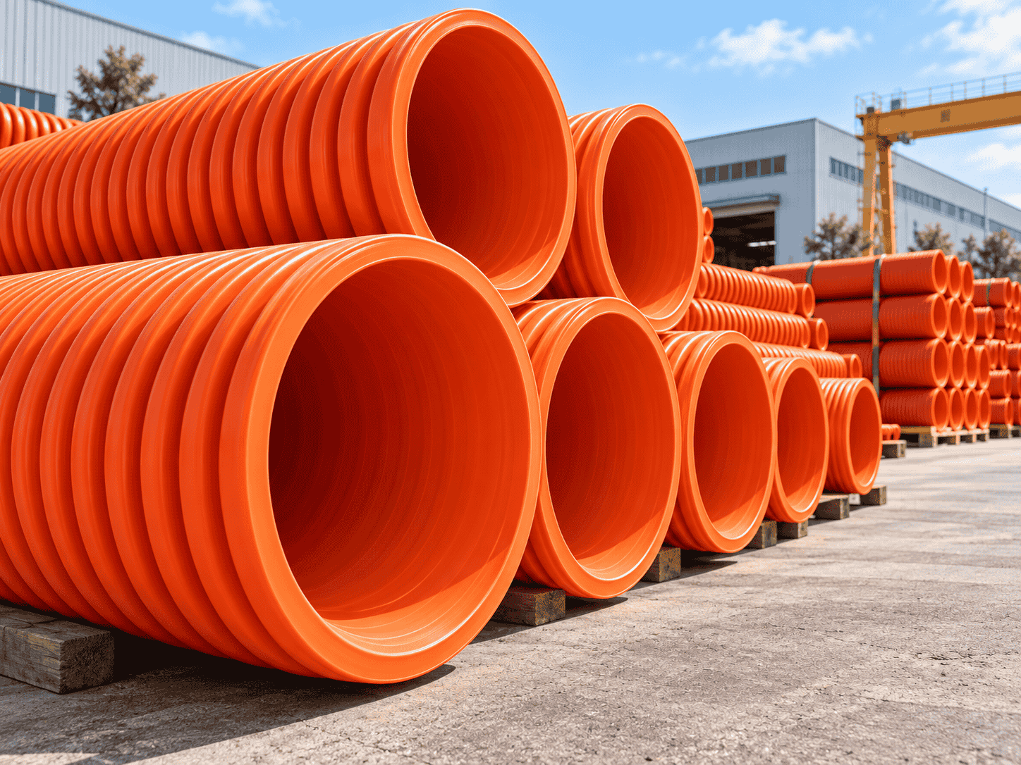 DWC HDPE pipes
