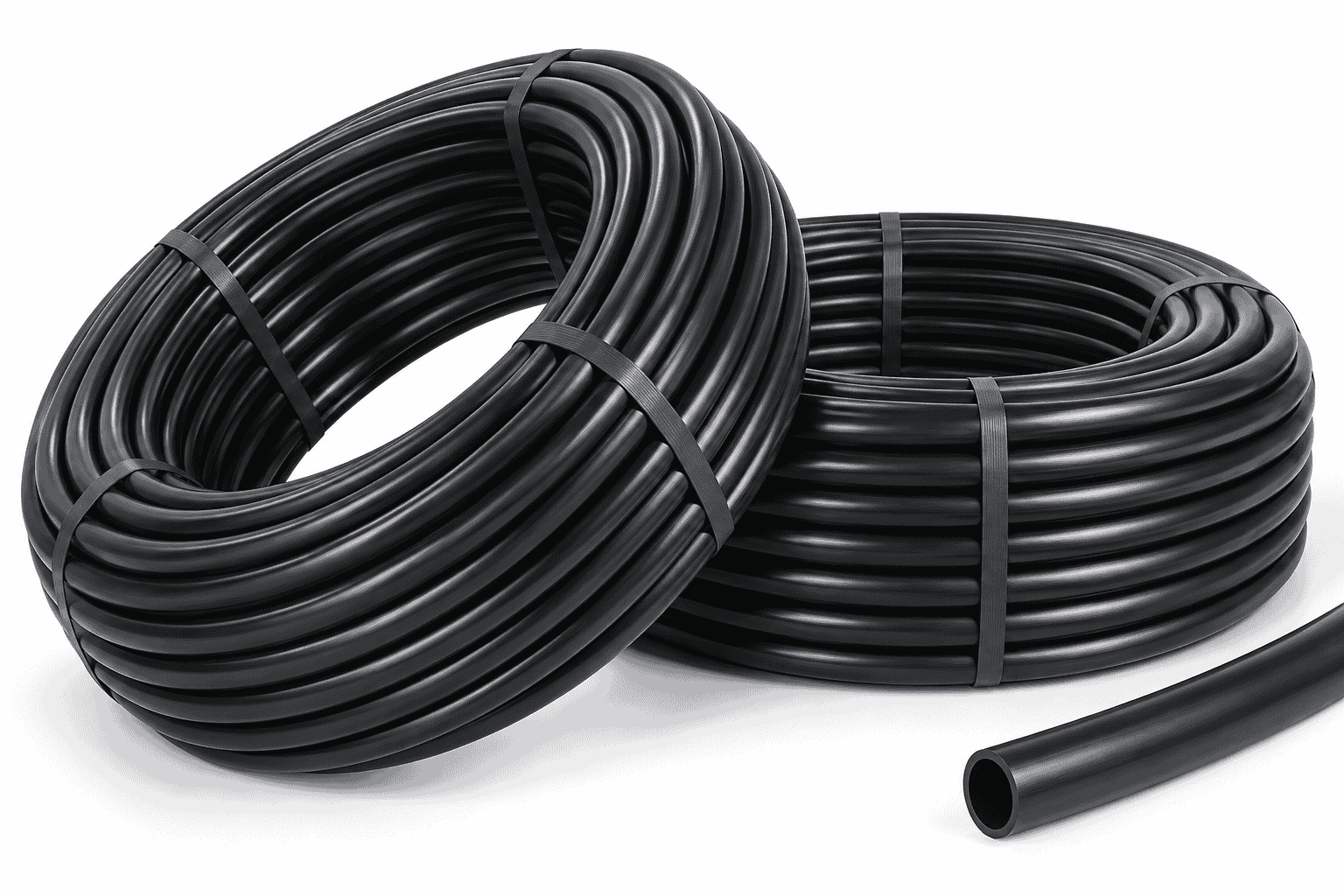 Plain HDPE pipes