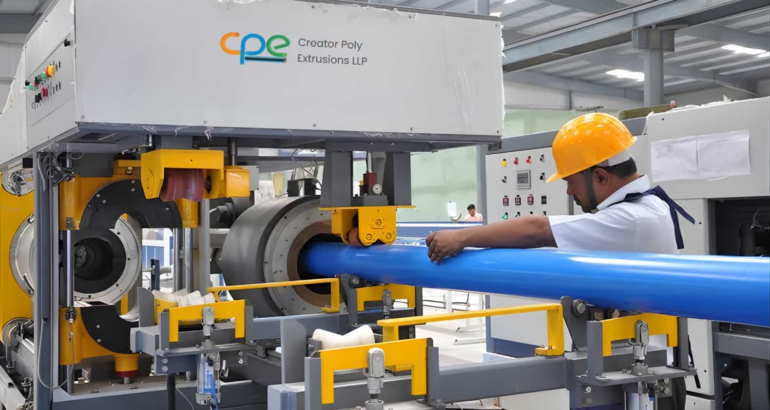 Creator Poly pipe quality testing and manufacturing