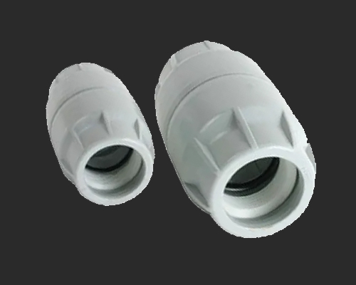 Coupler for PLB HDPE Duct